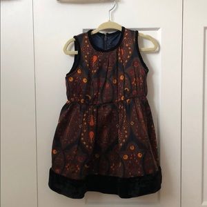 Little Marc Jacobs silk and suede dress